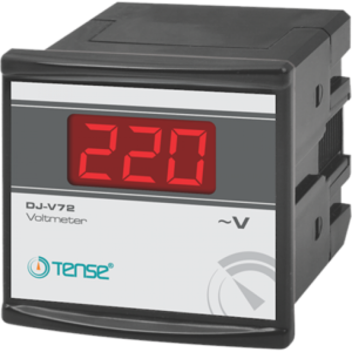 Dijital AC Voltmetre DJ-V72 1-500V Tense