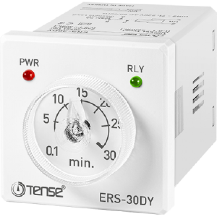 Zaman Rölesi ERS-30DY 0,1-30 Dakika 8 Pinli Soket Tense