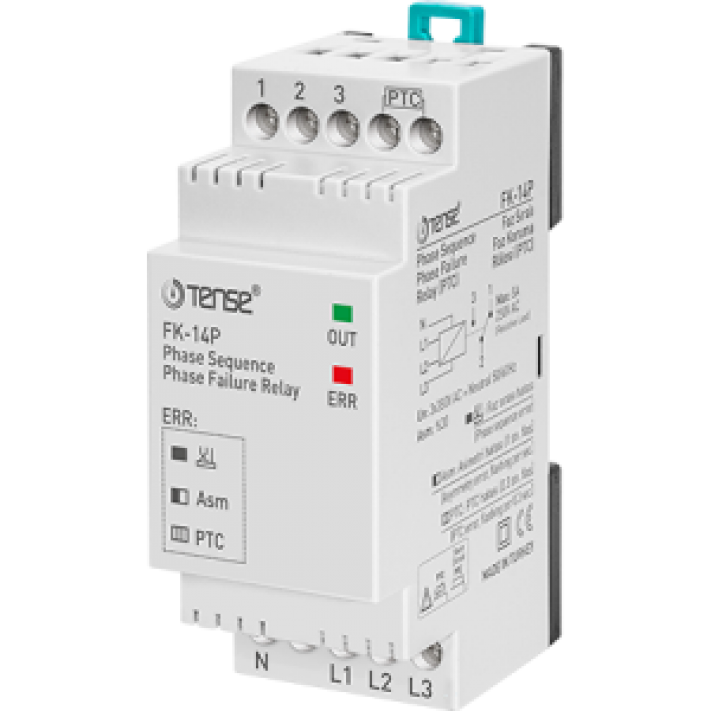 Motor Koruma Rölesi FK-14P DIN Tense