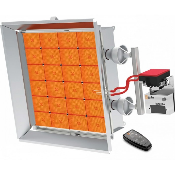 Gufo ECO D24Ç Seramik Radyant Isıtıcı 43,2 kW Çift Kademe Kumandalı
