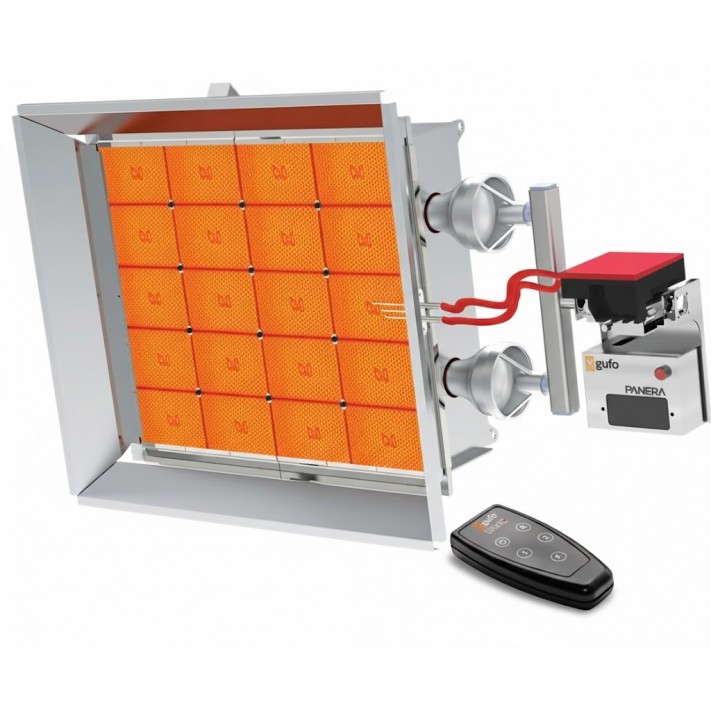 Gufo ECO D20Ç Seramik Radyant Isıtıcı 36 kW Çift Kademe Kumandalı
