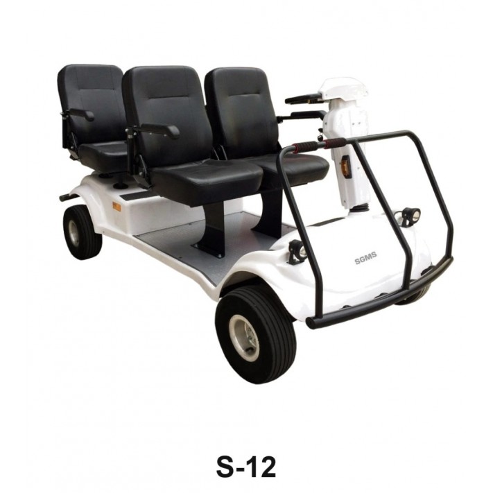 Dört Kişilik Açık Elektrikli Scooter
