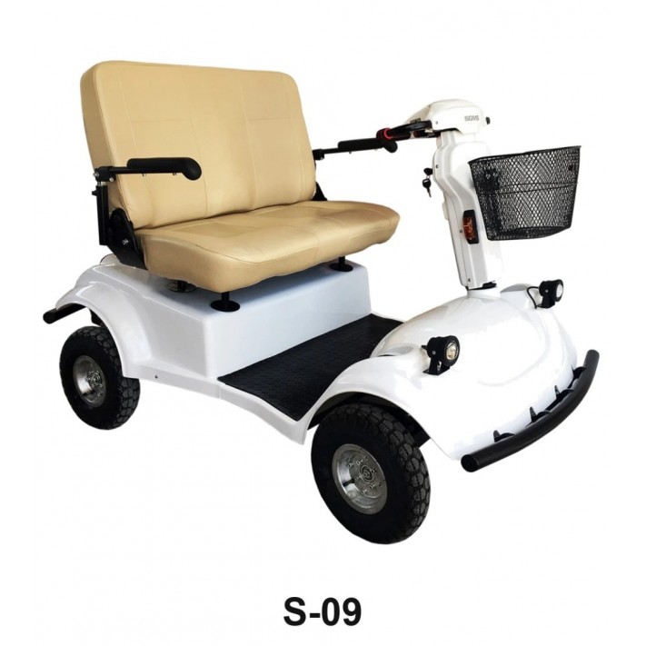 İki Kişilik Yan Yana Koltuklu Elektrikli Scooter