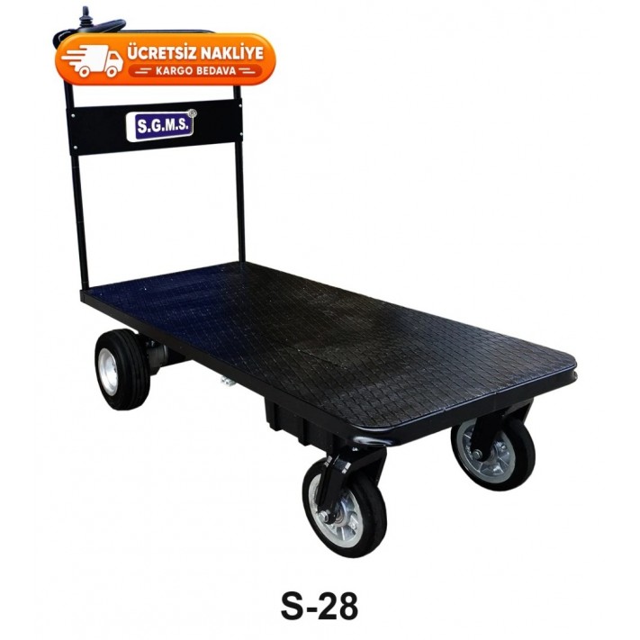 Açık Platformlu Akülü Yük Taşıma Arabası
