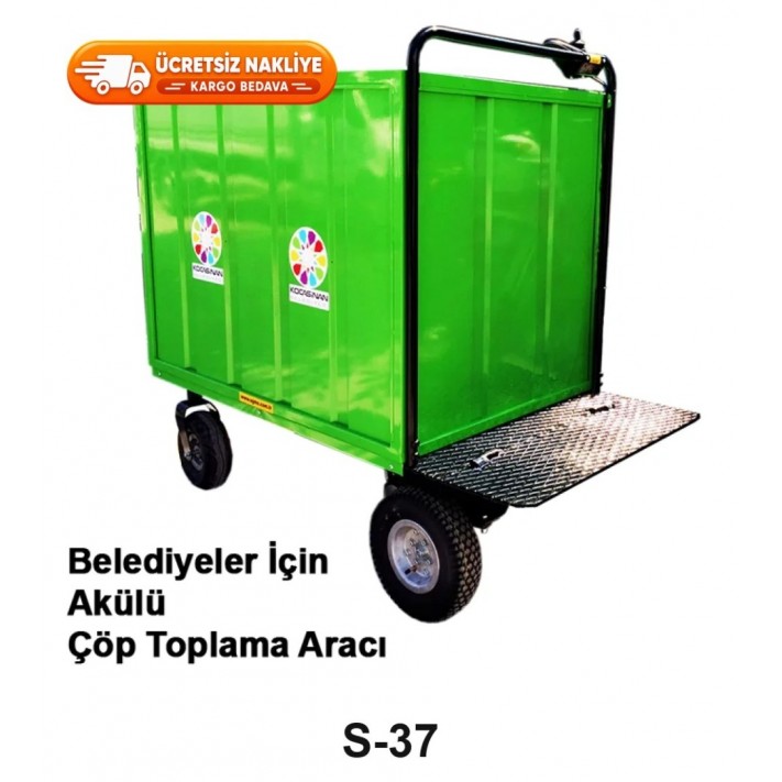 Akülü Çöp Toplama Aracı