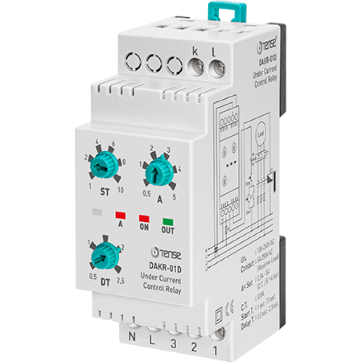 Düşük Akım Kontrol Rölesi Tense DAKR-01D