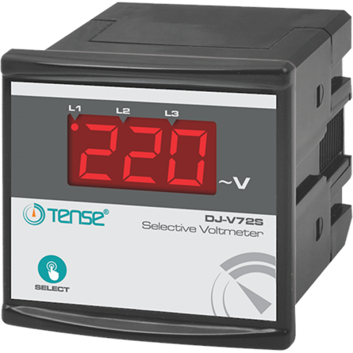 Dijital AC Voltmetre DJ-V72S 1-500V Tense