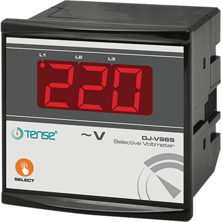 Dijital AC Voltmetre DJ-V96S 1-500V Tense