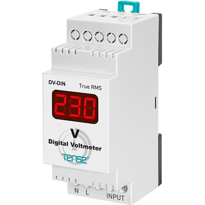 Dijital AC Voltmetre DV-DIN 1-500V Tense