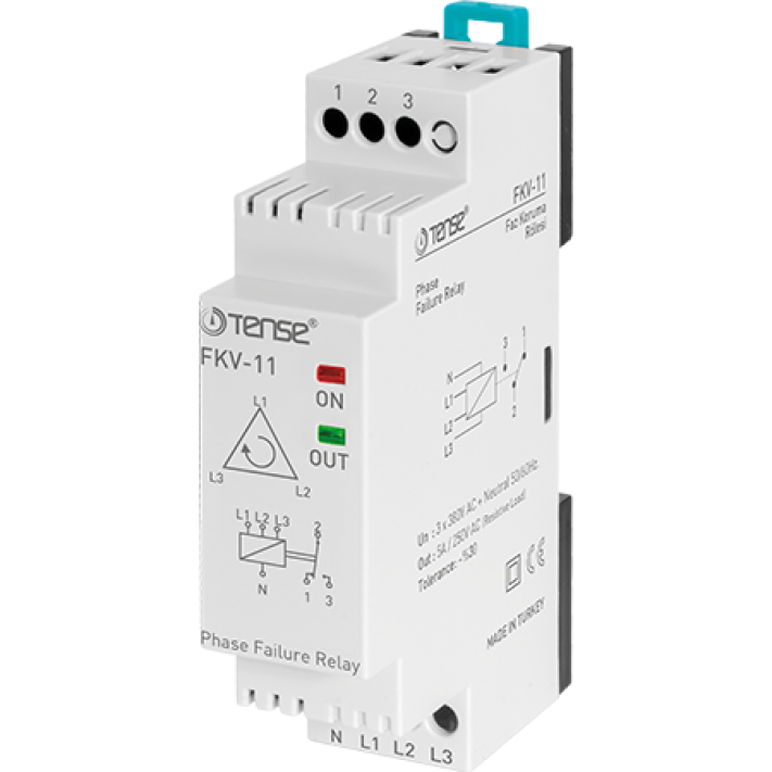 Faz-Motor Koruma Rölesi Yüzde-40 Sabit Tense FKV-11