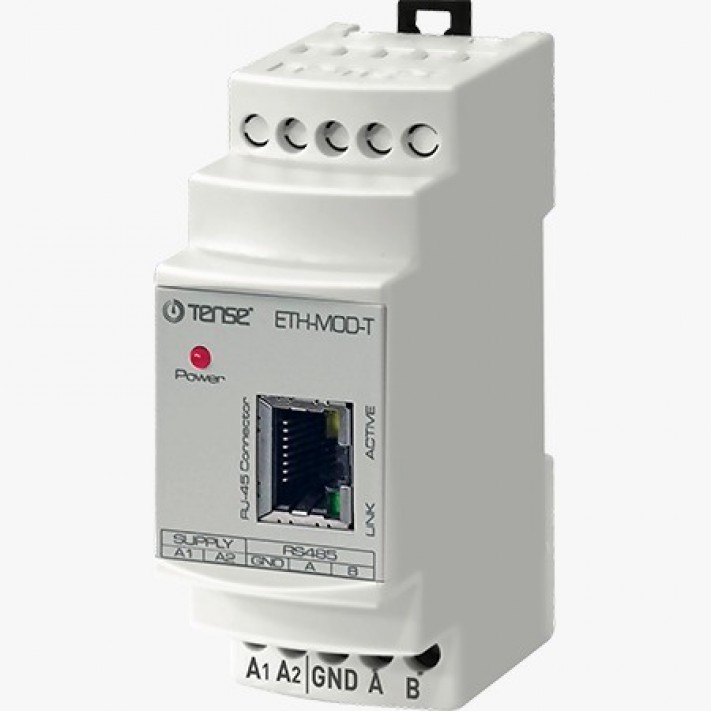Ethernet Modem Rs-485  Tcp-Ip Uyumlu İzoleli Modbus İletişim Tense ETH-MOD-T