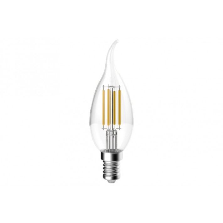 Hli̇te 3w Led Fi̇lament Kıvrık Mum Lamba E14 Sarı Işık 2700k