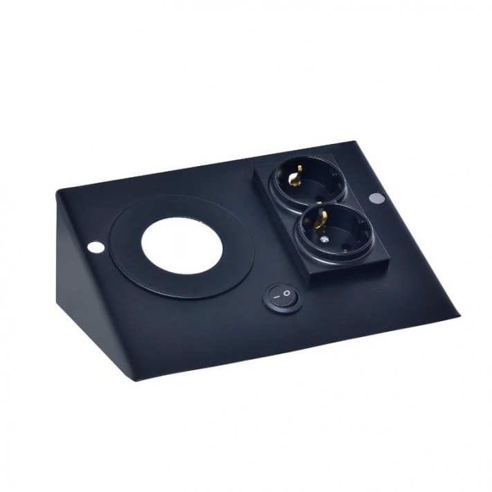 3W Led Prizli Tezgah Armatürü Siyah 6500K